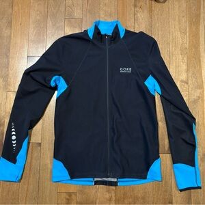 Gore running wear Black and Blue Zip-Up Jacket